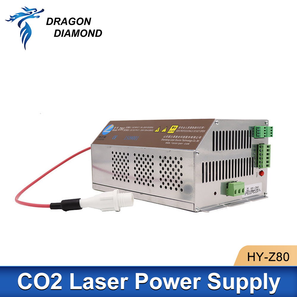 Laser Power Supply 60W - ドラゴンダイヤモンド HY-Z80 Co2 レーザー電源 60/90 ワットレーザー光源