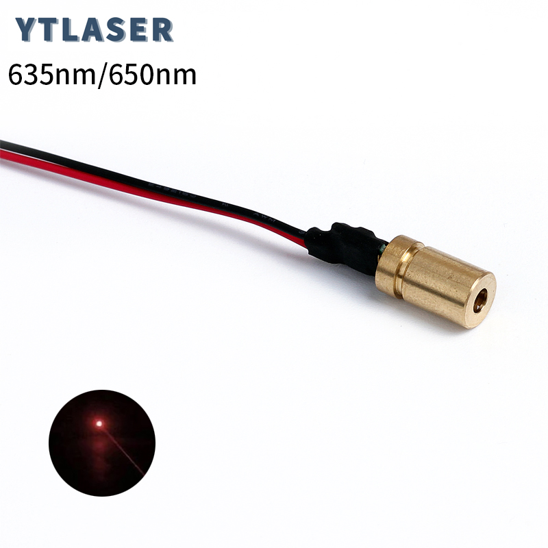 Industrial Laser Alignment - D6x10mm 635nm 650nm レッドドットレーザー 1mw 5mw