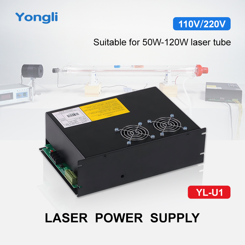 Laser Power Supply 60W - YongLi 110v 220v Co2レーザー電源 50w 60w