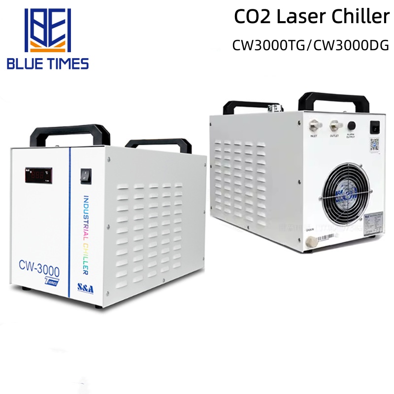 Laser Chiller Water Cooler - 工業用水チラー 9Lタンク CW3000 CO2レーザー管冷却水クーラー 40W-150Wレーザー彫刻切断機用