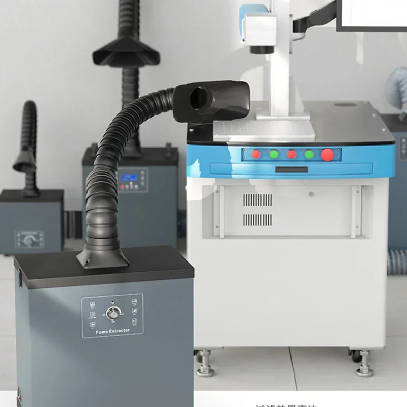Industrial Laser Solder Iron - 工業用煙浄化装置、小型はんだごて煙除去機、実験室用脱臭フィルター、レーザーマーキングコレクター
