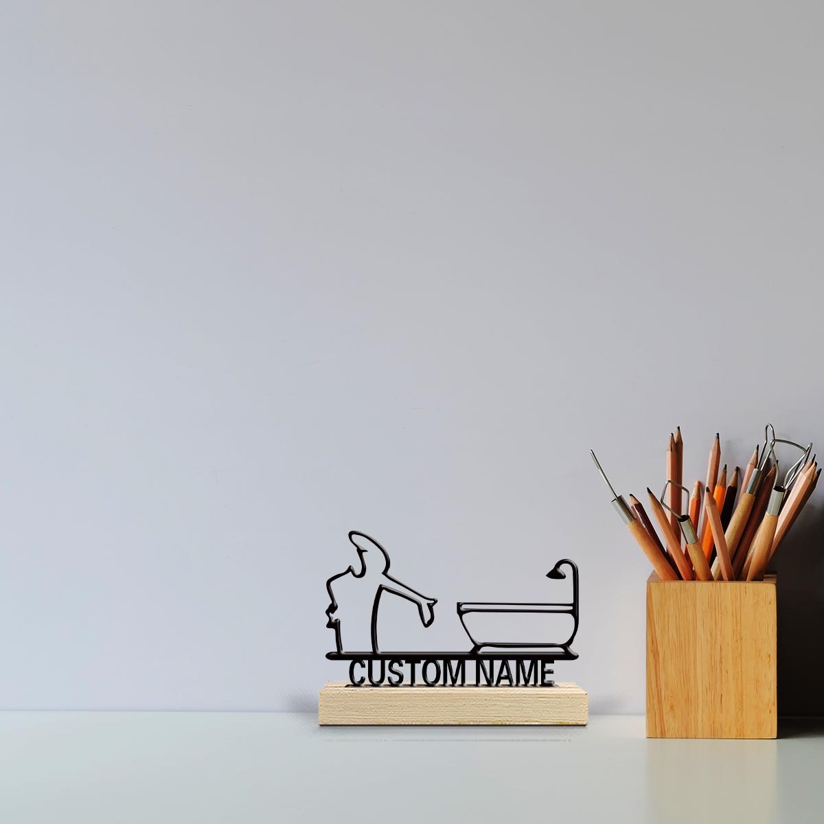 1個のデスクトップメタルオーナメント、カスタム名入り、木製ベ - Desktop Laser Engraver のレビューと価格