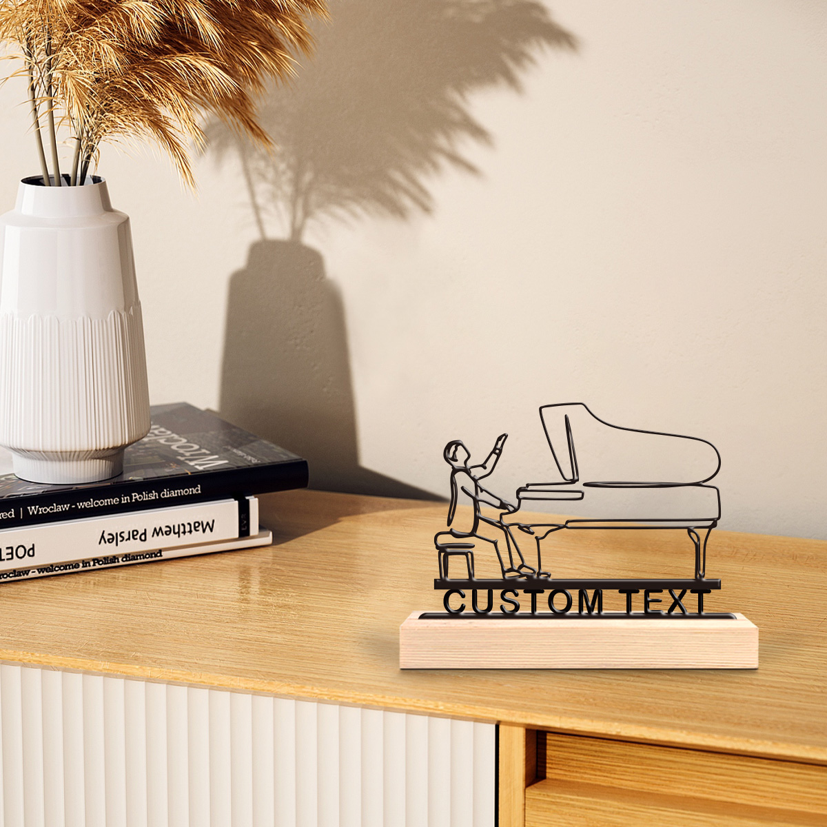 1個入りメタルデスクトップオーナメントと装飾品、木製ベース付 - Desktop Laser Engraver のレビューと価格