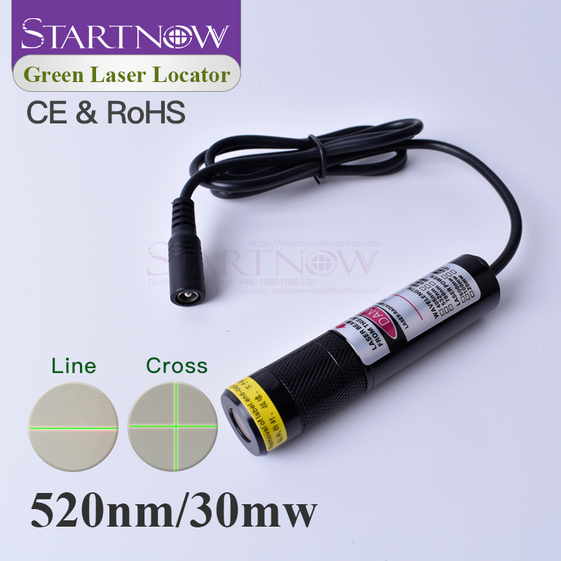 グリーンポジショナー 520nm 30mw レーザーグリーン - Industrial Green Laser Pointer のレビューと価格