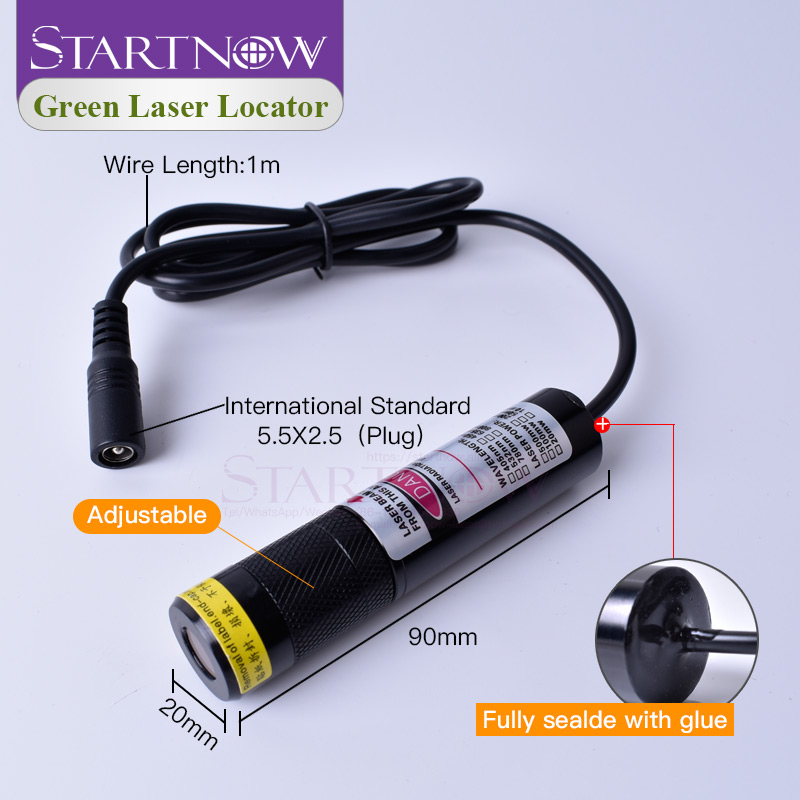 グリーンポジショナー 520nm 30mw レーザーグリーン - Industrial Green Laser Pointer のレビューと価格
