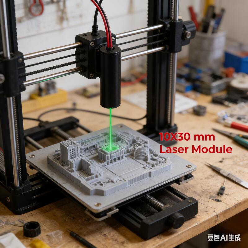 520nm グリーンレーザーモジュールクロスラインスケール付 - Industrial Laser Alignment Equipment のレビューと価格