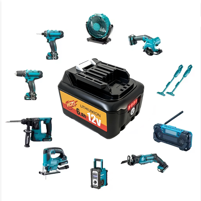 10.8V 12V 6A 充電式交換用リチウムイオンバッテリ - Makita Drill Hp1640 のレビューと価格