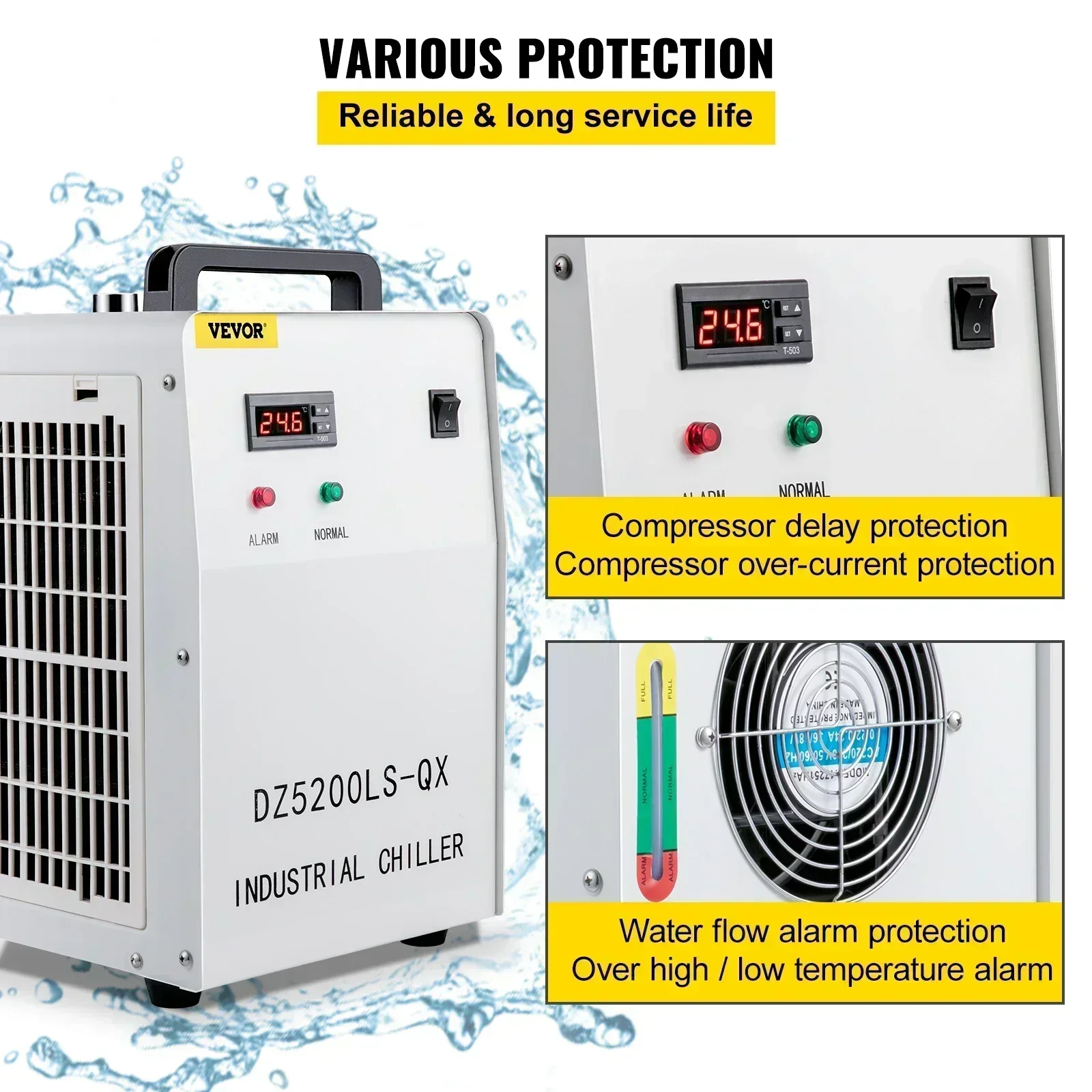 SIHAO CW-3000 工業用CNCレーザー彫刻機 水冷 - Laser Chiller Water Cooler のレビューと価格