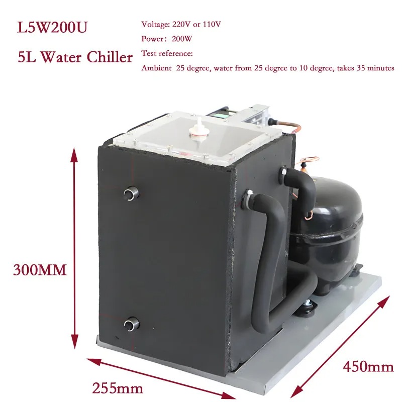 5Lチラーコンプレッサー - 酸素冷却器、水冷式エアコン＆医 - Laser Chiller Water Cooler のレビューと価格