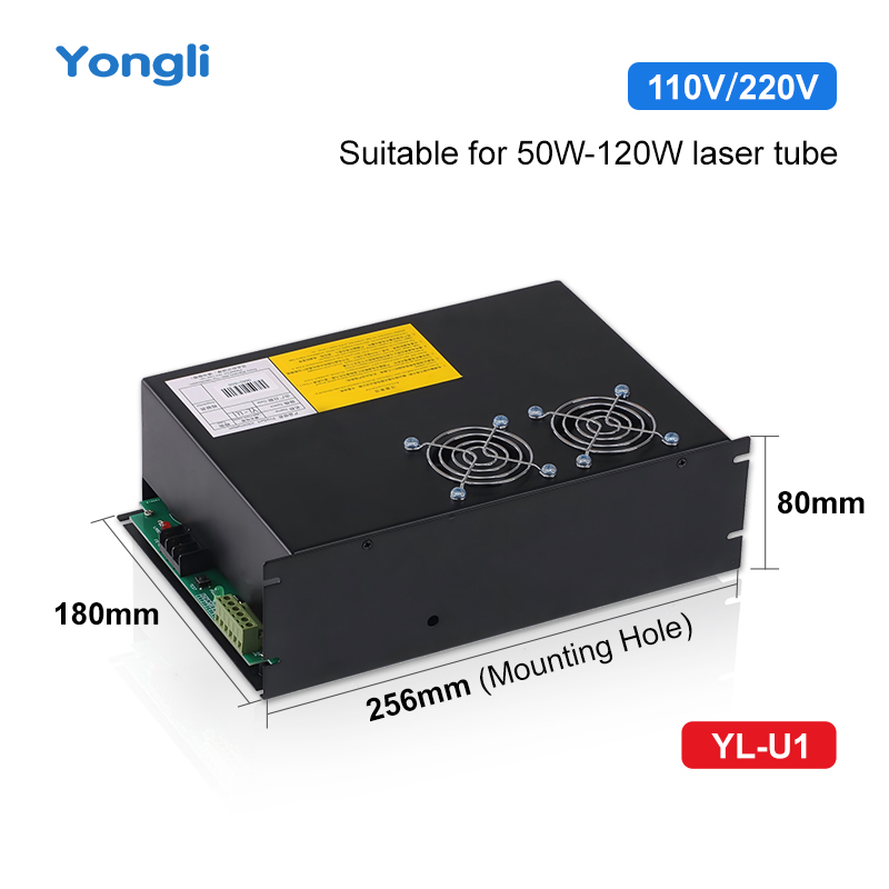 YongLi 110v 220v Co2レーザー電源 50w - Laser Power Supply 60W のレビューと価格
