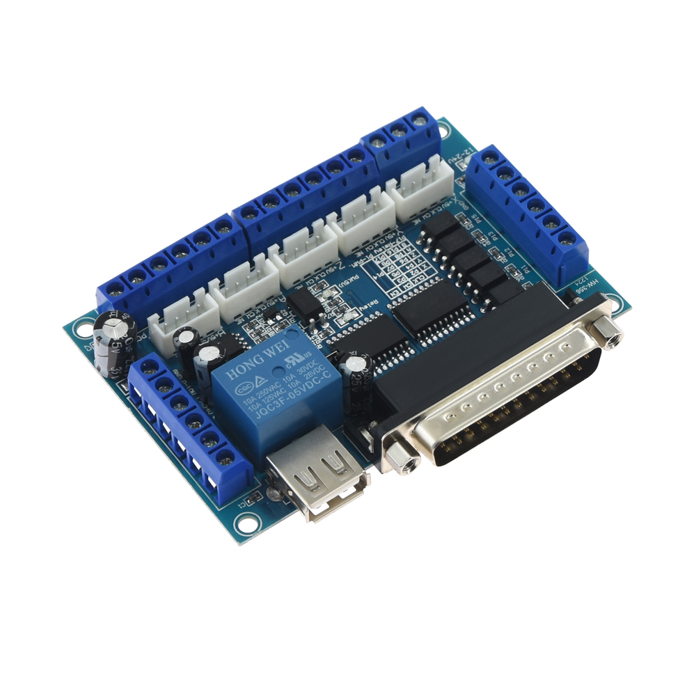 5軸cnc mach3コントローラー、USB、db25ケーブ - Breakout Board Mach3 のレビューと価格