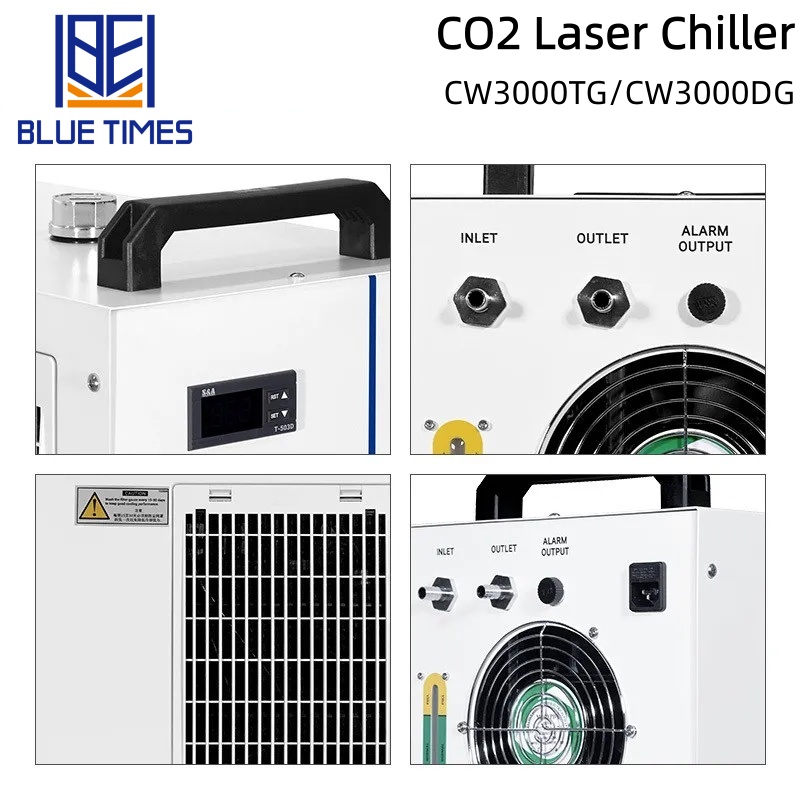工業用水チラー 9Lタンク CW3000 CO2レーザー管冷 - Laser Chiller Water Cooler のレビューと価格