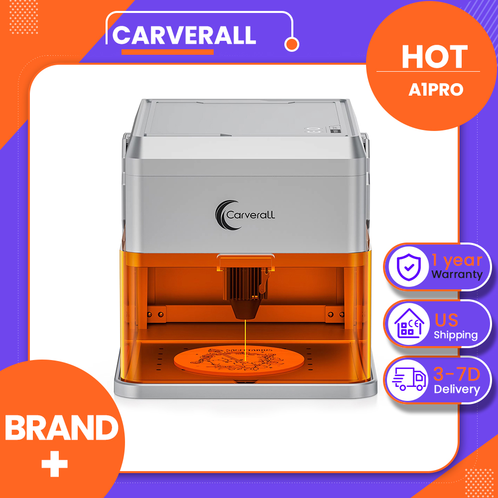 Carverall A1PRO 10Wレーザー彫刻機、HDカ - Industrial Laser Engraver For Metal のレビューと価格