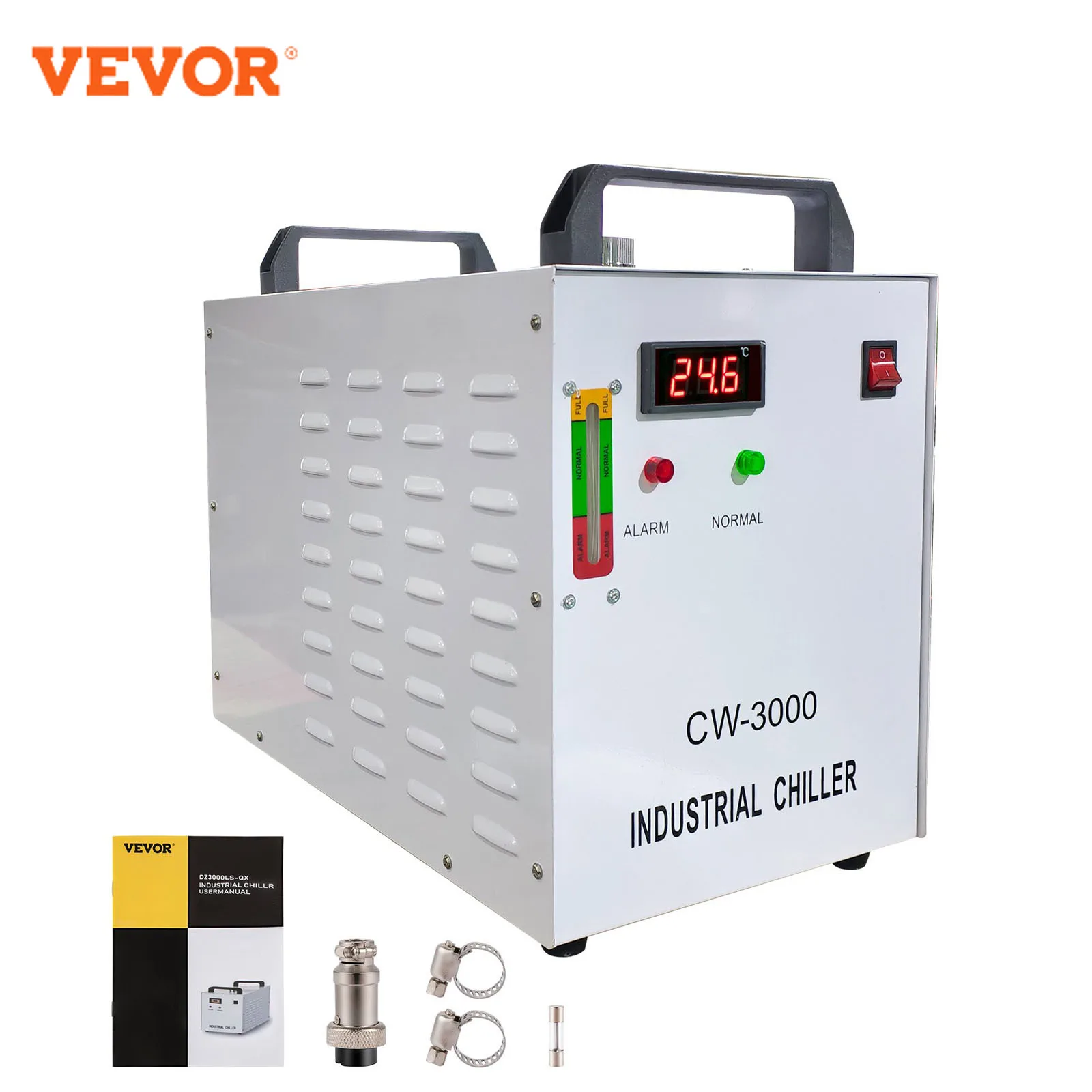SIHAO CNC工業用水冷機CW-5200 CW-5000 - Laser Chiller Water Cooler のレビューと価格