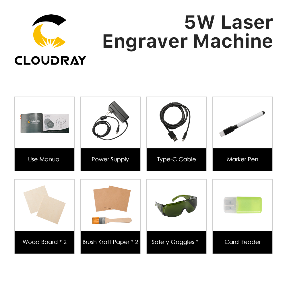 Cloudrayレーザー彫刻機BM1マークプリンターカッター - Industrial Laser Applications のレビューと価格