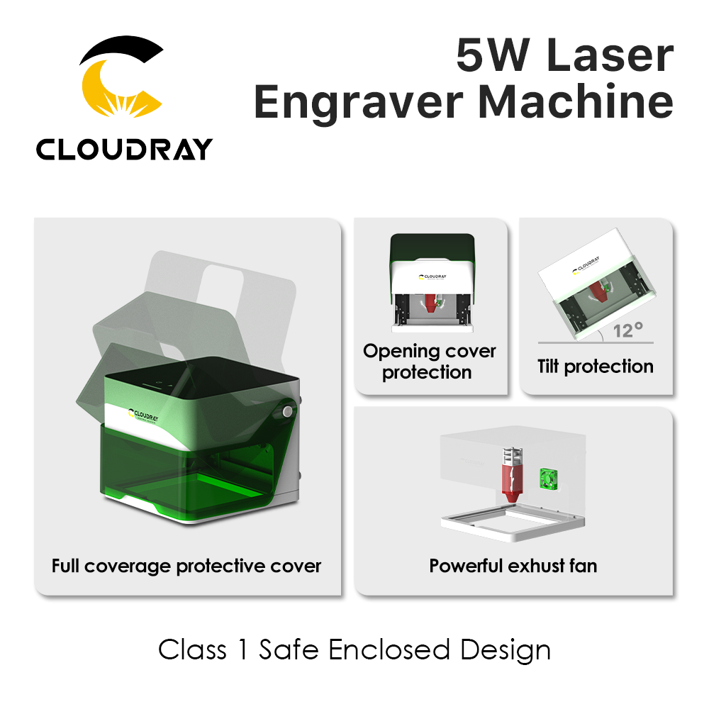 Cloudrayレーザー彫刻機BM1マークプリンターカッター - Industrial Laser Applications のレビューと価格