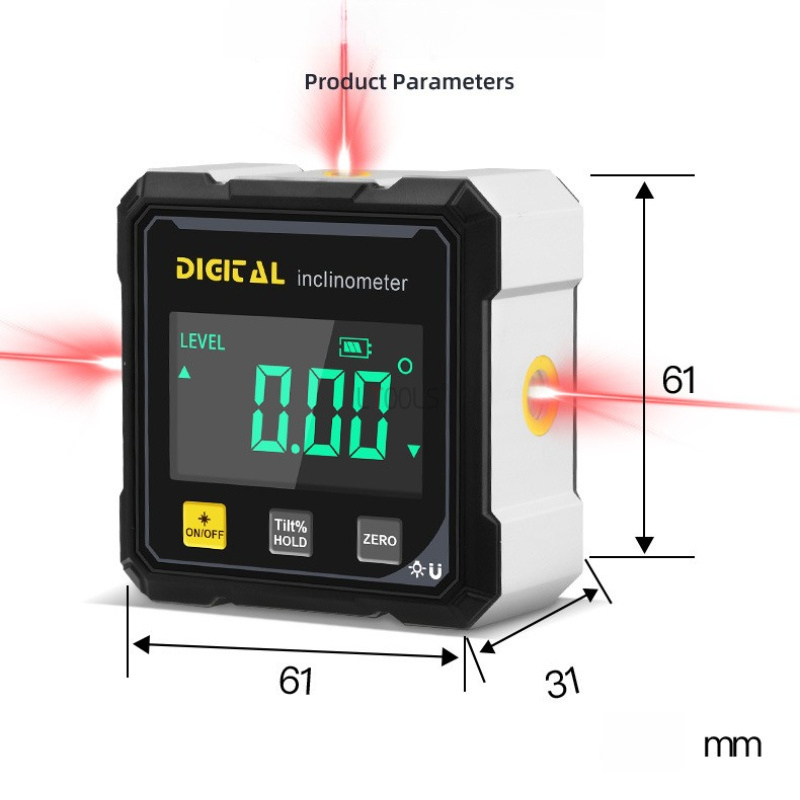 アップグレードされた3面リニアレーザー磁気電子角度計高精度デ - Industrial Laser Alignment のレビューと価格