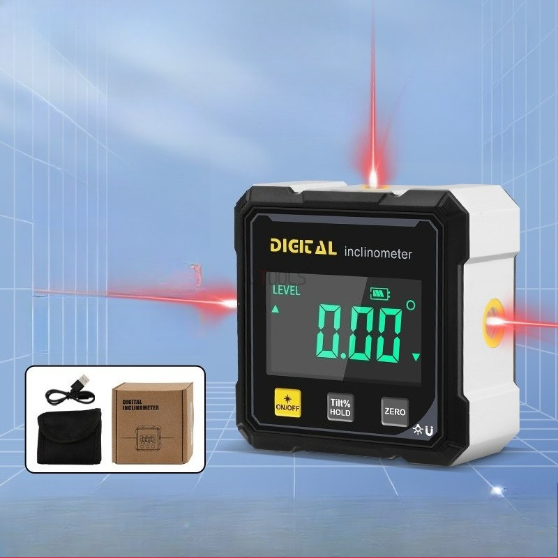 アップグレードされた3面リニアレーザー磁気電子角度計高精度デ - Industrial Laser Alignment のレビューと価格
