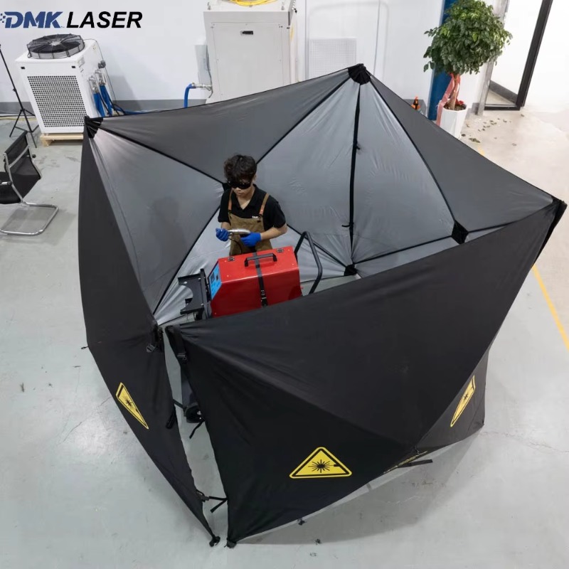 持ち運び可能な折りたたみ式2×2mのレーザー安全テント。レー - Industrial Laser Welding のレビューと価格